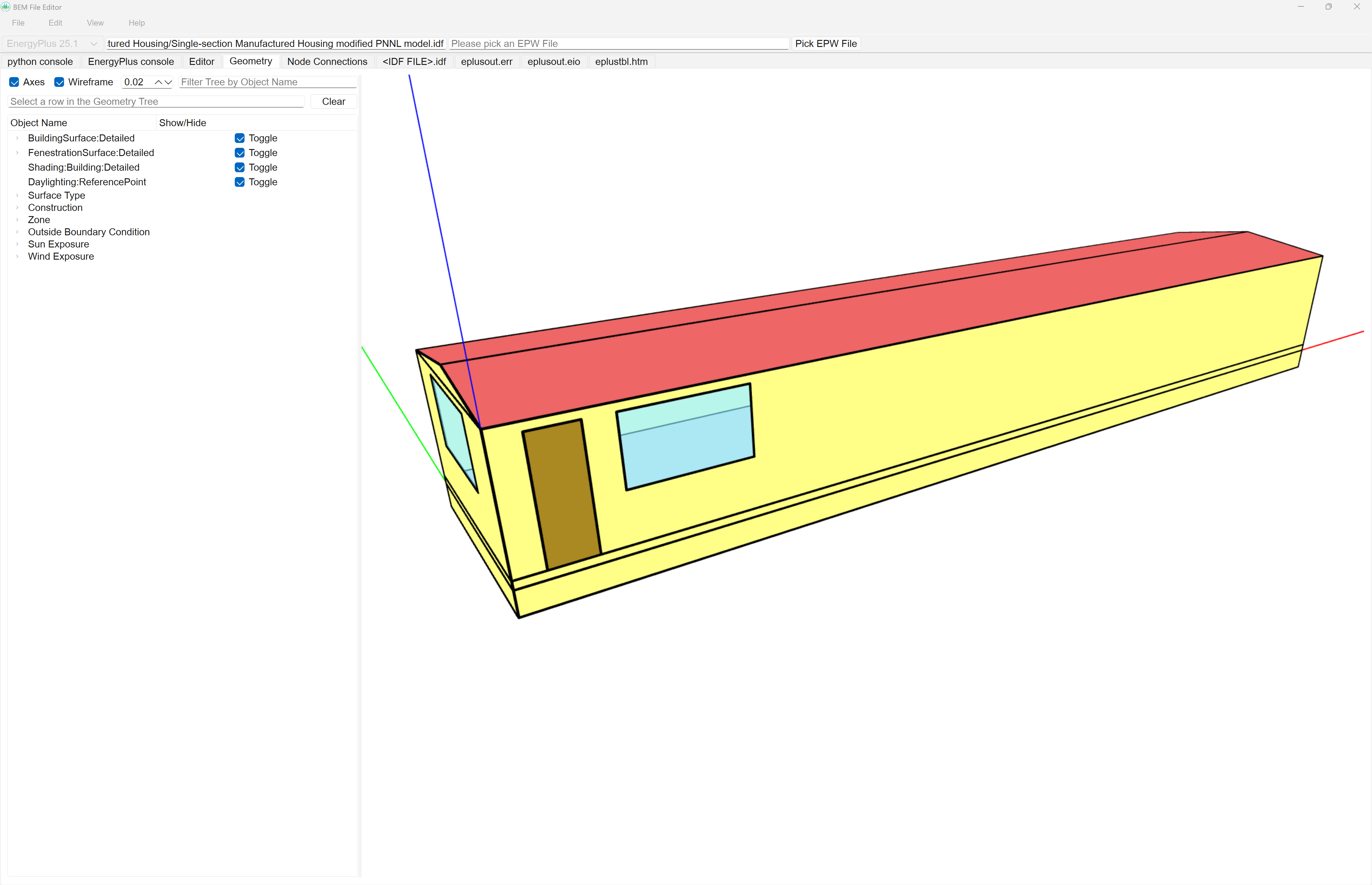 Modified PNNL Manufactured Housing Single-section